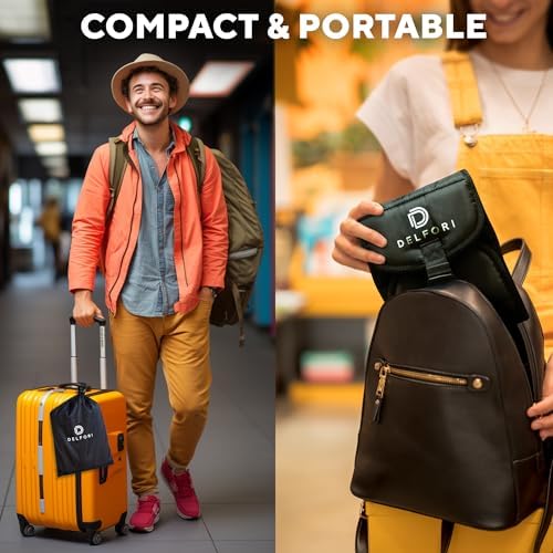 Portable Airplane Footrest for Airplane Travel - Comfortable Foot Hammock w/Memory Foam & Hardboard for No Feet Clashing - Ideal for Pain and Swelling Relief - Travel Essentials to Relax Your Feet - Image 5