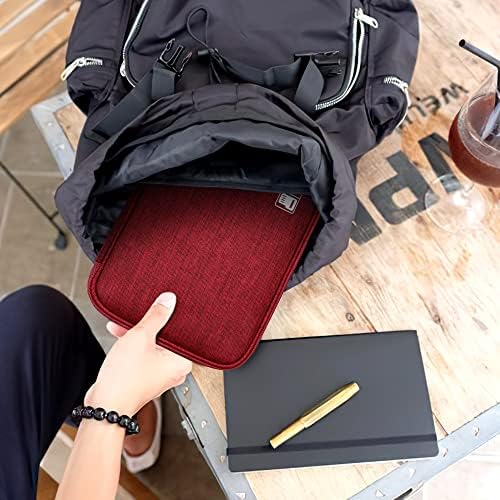 SELLYFELLY Travel Electronics Organizer Portable Cable Organizer Bag for Storage Electronic Accessories Case for Cord,Phone,Charger,Flash Drive (Wine Red) - Image 6
