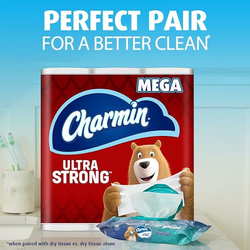 Charmin Flushable Wipes, 160 Total Wipes (4 Packs of 40) - Image 4