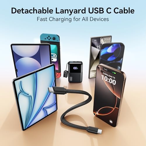 INIU Mini Portable Charger, Small 45W PD Power Bank, 10000mAh USB C in&Out Fast Charging Pocket Size Battery Pack, Travel Essentials Powerbank for iPhone 17 16 15 14 Pro Air, Xiaomi, Samsung S24 etc - Image 5