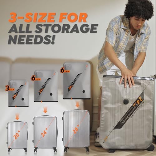 Rechargeable Wireless Pump Travel Storage Bags Set - Portable Space Saver Bags for Travel & Home - Vacuum Compression Packing Seal for Clothes, Blankets, Seasonal Storage 15 Combo set - Image 6