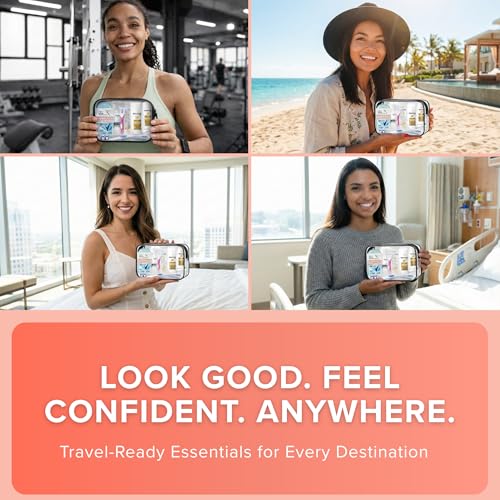 TrekTote 15 Piece Set Women’s Travel & Hygiene Kit with Clear Toiletry Bag, Personal Care Essentials, Single Kit or Bulk Case Packs - Image 6