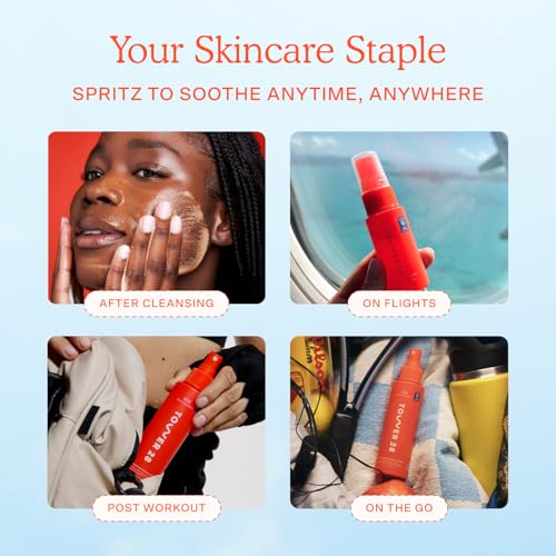 Tower 28 SOS Daily Rescue Facial Spray - Hypochlorous Acid Spray to Help Reduce Redness, Calm Irritation + Alleviate Flare-Ups - Purifying Travel Size Face Toner - Everyday Skin Care Essential (1 oz) - Image 7