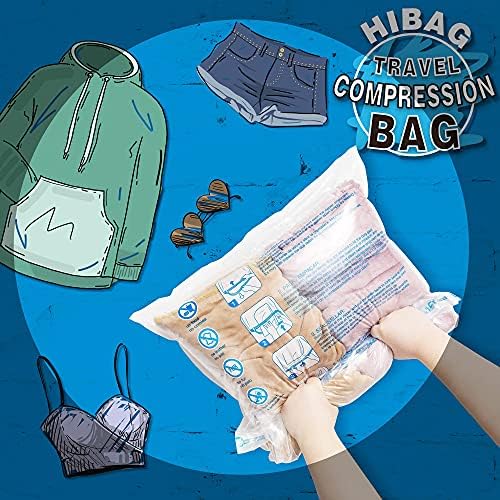 12 Compression Bags for Travel Essentials, Vacuum Packing Space Saver Bags for Cruise Accessories (12-Travel) - Image 8