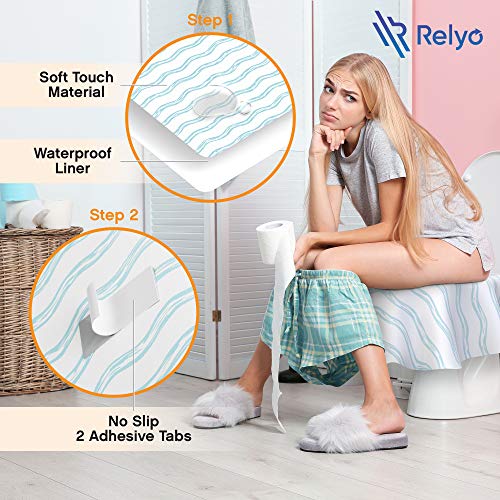 Toilet Seat Covers Disposable - 20 Pack - Waterproof, Ideal for Kids and Adults – Extra Large, Individually Wrapped for Travel, Toddlers Potty Training in Public Restrooms (Waves, 20) - Image 4
