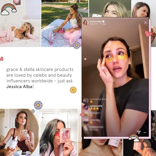 grace & stella Under Eye Brightener Roller - Airplane Travel Essentials - Travel Size Toiletries - Retinol & Caffeine Eye Serum for Puffiness, Dark Circles, Wrinkles - Vegan Skincare (15ml / 0.51floz) - Image 10