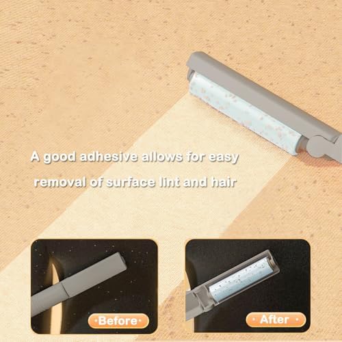 Mini Reusable Lint Roller for Travel, 6 Pack Washable Foldable Lint Remover with Sticky Gel, Portable, Compact and Easy to Clean for Clothes and Luggage Use - Image 3