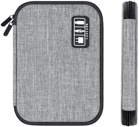 Luxtude Cord Organizer Bag, Travel Cable Organizer Bag, Electronic Organizer Travel Case for Chargers and Cords, Tech Bag & Charger Case, Flying Essentials for Electronics Items/USB,etc