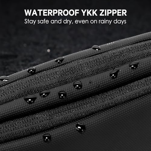 BANGE Travel Organizer Case, Water Resistant Electronics Travel Bag Organizer for Cable,Easy to store backpacks (Black) - Image 5