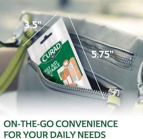 CURAD First Aid Portable Pack |15 - Count On-the-Go Essentials |12 Packs - Image 6