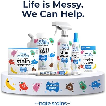 Miss Mouth's Messy Eater Stain Treater Pen - 2 Pack To Go Instant Stain Remover Pen - Newborn & Baby Essentials - On-The-Go & Travel Essentials - Image 9