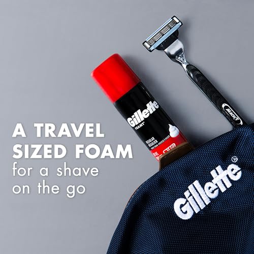 Gillette Foamy Regular Shaving Foam, 2 oz - Image 3