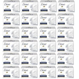 (12) Pack 25 Grams Dove Cream Beauty Bar Travel Size Soap .88 oz