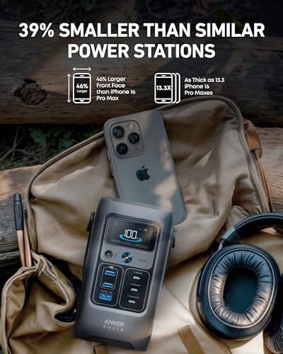 Anker SOLIX C200 DC Power Bank Station, 192Wh Portable Power Station, LiFePO4 Battery, 200W Solar Generator, for Outdoor Camping, Traveling, and Emergencies (No Wall Charger Included) - Image 4