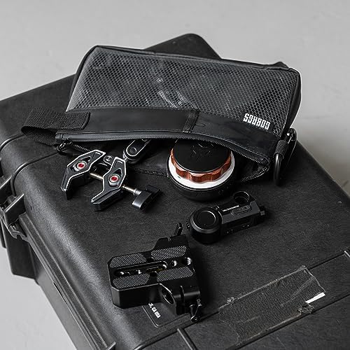 GOBAGS Production Zipper Bags - Electronics & Camera Accessories Bag - Cable organizer, Gear Accessory Pouch, Travel Camera Essentials (Small, Black) - Image 9
