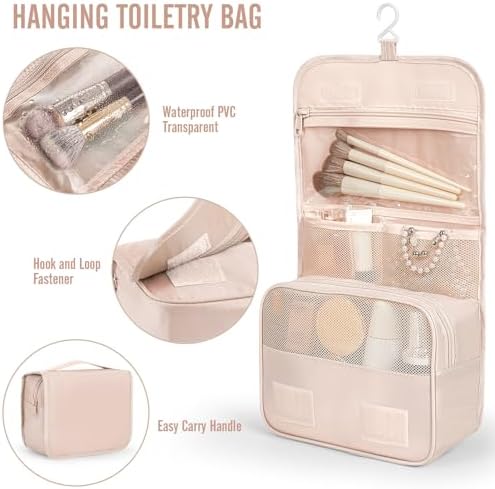 Veken 8 Set Packing Cubes, Cruise Ship Travel Essentials Accessories for Beach Vacation, Personalized Gifts for Women Mom Her, Suitcase Organizer Bags for Luggage with Hanging Toiletry Bag - Image 5