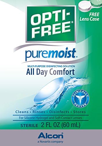 Opti-Free Puremoist Multi-Purpose Contact Lens Cleaning and Disinfecting Solution with Lens Case, 2 Fl Oz (Pack of 1) - Image 5