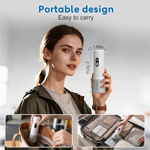 Mapambo Travel Vacuum Bags with -60000Pa LED Electric Pump, 15 Pack Vacuum Seal Bags for Clothing Travel in 3 Combo sizes, Space Saver Vacuum Storage Bags, Saving up to 80% of Space (15 Combo Size) - Image 7