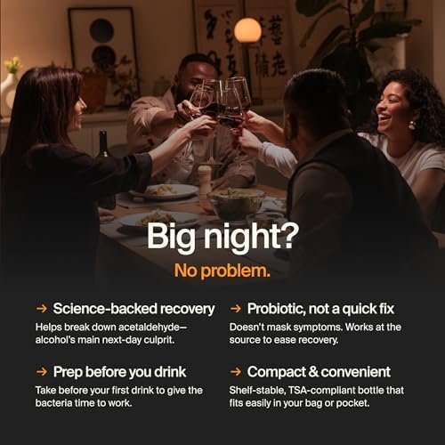 ZBiotics — Feel Better After Drinking, Wake Up Refreshed, Science-Backed, Patented Probiotic for Easier Mornings, Travel-Friendly, 6-Pack of 0.5 Fl Oz Bottles - Image 4