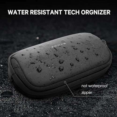 BANGE Electronics Organizer Travel Case, Water Resistant Travel Bag, Tech Pouch Accessories Organizer for Cable,Cord, Phone, Cables, USB Flash Drive, Daily Items - Image 7