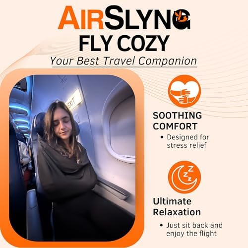 The Slyng-Premium Travel Blanket System – Blanket Body Sling for Deep Plane Sleep | Full-Body Support Ultra-Soft, Breathable, Compact Carry-On Travel Essential for Long Flights and Car Road Trips - Image 4