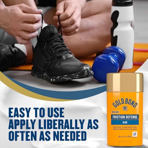 Gold Bond Friction Defense Stick, Anti Chafing Stick with Aloe to Soothe, Comfort & Moisturize Chafed Skin, 1.75 oz. - Image 7