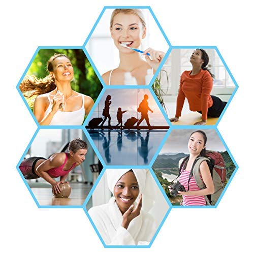 Convenience Kits International Women's 10-Piece Deluxe Kit with Travel Size TSA Compliant Essentials, Featuring: Pantene Hair Products in Reusable Toiletry Bag - Clear color - Image 7