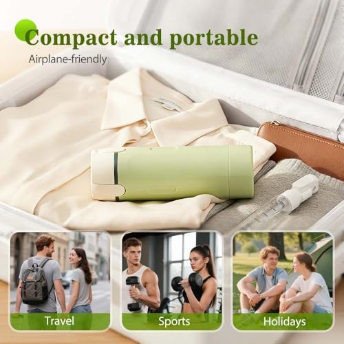 4 in 1 Travel Dispenser, 4 Pack 30ML Travel Bottles for Toiletries, Leak Proof Travel Size Containers, Portable Containers for Shampoo Lotion Conditioner Cream (Green) - Image 6