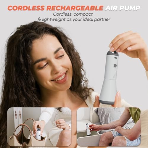 Vacuum Seal Bags for Clothing with Rechargeable Cordless Pump, 18 Pack Vacuum Storage Space Saver Bags, Compression Packing for Clothes Bedding Blanket Pillows Comforters Luggage Travel - Image 4