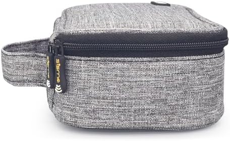 sisma Travel Electronics Organizer Small Carrying Case for Cables Phone Chargers USB Plugs Power Cords Earbuds Adapter Tech Accessories Pouch -Grey - Image 8