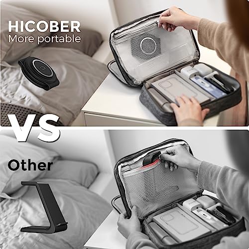 HICOBER 3 in 1 Charging Station for Multiple Apple Devices, Compatible with iPhone 17/16/15/14/13, Apple Watch & AirPods, Foldable Fast Wireless Charger & Travel Charger for Home/Office/Trips - Image 5