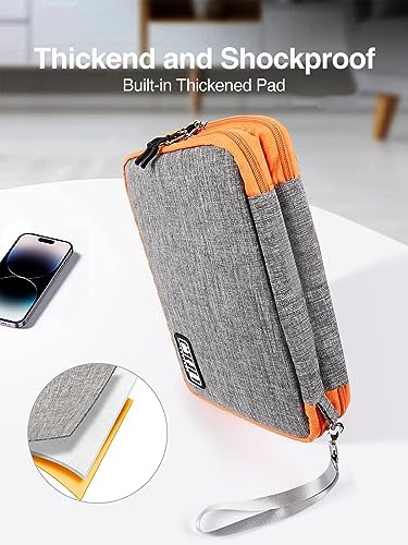 Luxtude Travel Cable Organizer Bag, Electronic Organizer Travel Case Large, Cord Organizers Bag, Tech Bag for Cable Storage/Cord Storage/iPad Pro(up to 11")/Wall Charger/Electronic Accessories - Image 3