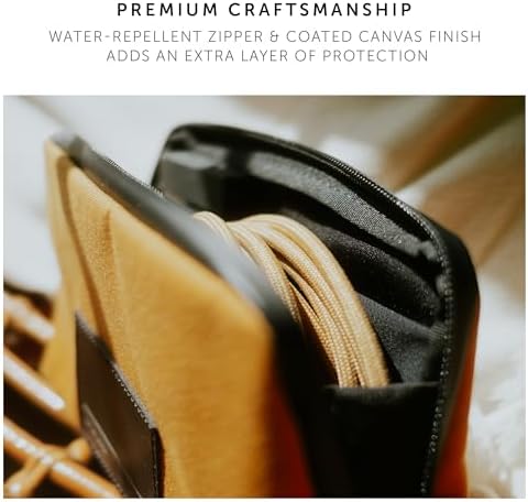Native Union Stow Lite Organizer W.F.A Tech Organizer – Minimalist Travel Pouch Made of Recycled Materials for Everyday Accessory Storage & Protection – Stores Cables, Chargers & More (Slate Green) - Image 6