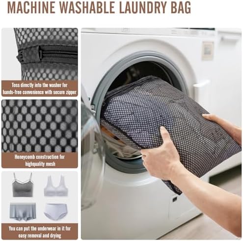 Veken 10 Set/8 Set Packing Cubes for Travel Essentials, Suitcase Organizer Bags in 4 Sizes, Carry-On Luggage Accessories with Laundry & Toiletry Bag, Airplane Must-Have, Road Trip & Camp Gifts for Men - Image 9