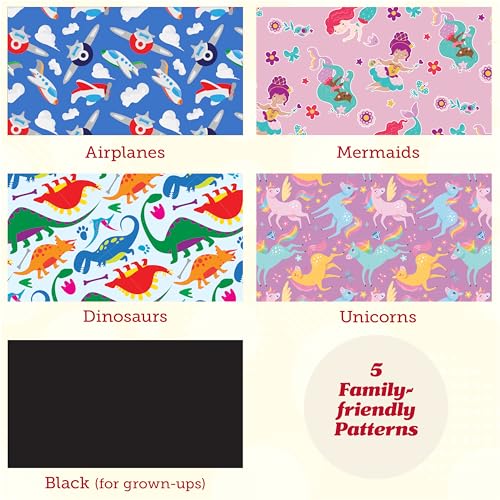 Lusso Gear Airplane Tray Table Cover - Organize Kids Travel Essentials - Snack & Toy Pockets for Airplane Toys for Toddlers 1-3 - Foldable Tablet Stand for Travel Toddler Essentials - Plane Pattern - Image 8