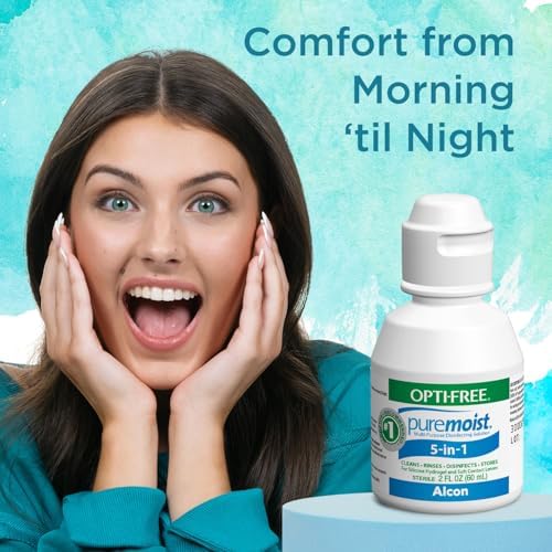 Opti-Free Puremoist Multi-Purpose Contact Lens Cleaning and Disinfecting Solution with Lens Case, 2 Fl Oz (Pack of 1) - Image 7