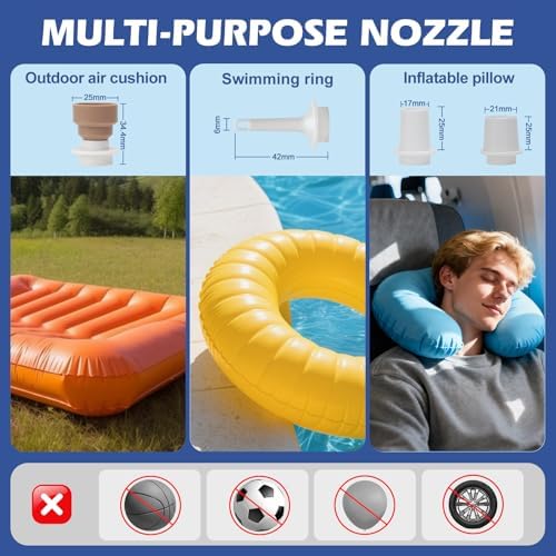 Travel Vacuum Storage Bags with Rechargeable Air Pump, 18 Pack Portable Space Saver Bags, Compression Bags for Clothing, Bedding, Seasonal Storage & Packing Bags for Moving - Image 6