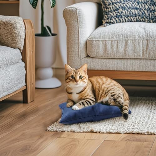 Marrywindix Tiny Pillow 2 Pack Small Decorative Pillow 9.5 x 5.5 in Travel Pillows Soft Pet Pillow for Camping Travel Sleeping Bed Sofa Neck Knee Wrist Support - Image 3