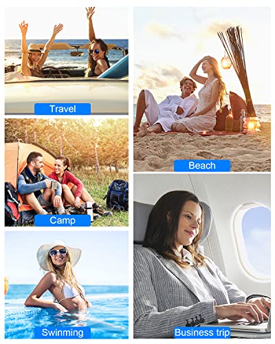 17 Pack Travel Pouches for Toiletries,TSA Approved,Travel Size Portable Containers,Stand Up Pouch,Refillable Travel Accessories for Shampoo Conditioner Lotion Soap Liquids (B-17pcs) - Image 5