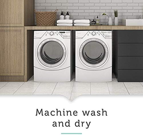 AllerEase Ultra Soft Advanced Allergy Protection Machine Washable Durable Zippered Travel Pillow Protector Size 14" x 20" Size Navy - Image 4