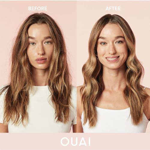 OUAI Anti Frizz Cream Travel Size - Moisturizing Hair Cream with Frizz Control & Heat Protection - Provides Hydration with Jackfruit & Beetroot Extract - Paraben, Phthalate & Sulfate Free (3 oz) - Image 5