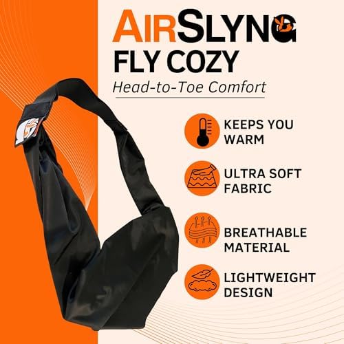 The Slyng-Premium Travel Blanket System – Blanket Body Sling for Deep Plane Sleep | Full-Body Support Ultra-Soft, Breathable, Compact Carry-On Travel Essential for Long Flights and Car Road Trips - Image 2