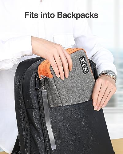 Luxtude Travel Cable Organizer Bag, Electronic Organizer Travel Case Large, Cord Organizers Bag, Tech Bag for Cable Storage/Cord Storage/iPad Pro(up to 11")/Wall Charger/Electronic Accessories - Image 6