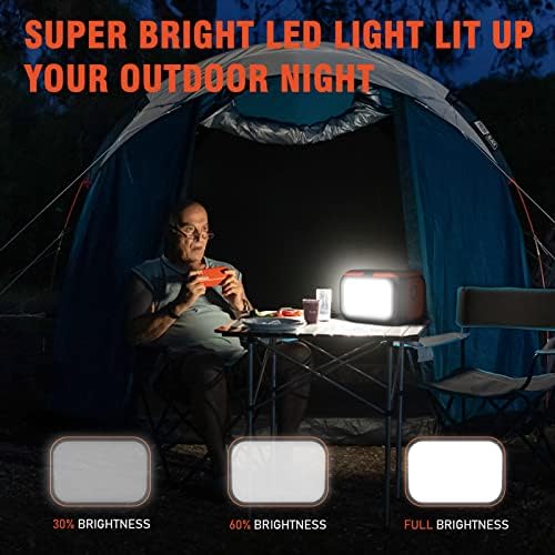 SinKeu Portable Power Station 600W, 296Wh/80000mAh Backup Lithium Battery Pack Bank, 110V Pure Sine Wave AC Outlet Solar Generator for Camping Emergency RV Outdoor Hurricane Supplies - Image 6