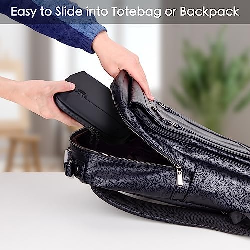 DDgro Mini Electronics Travel Organizer Pouch, Small Storage Case for Cable/Charger & Cords/Tech Essentials (Black-Mini) - Image 5