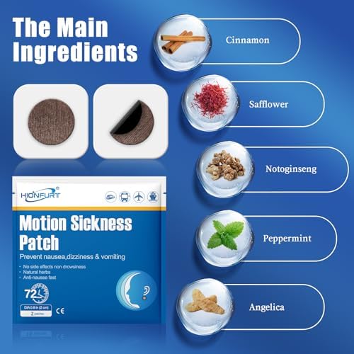 16ct Motion Sickness Patches – Sea Sickness Patches for Cruise, Car, Airplane, and Other Travel – Non-Drowsy, Effective, Lasts 72 Hours - Image 4
