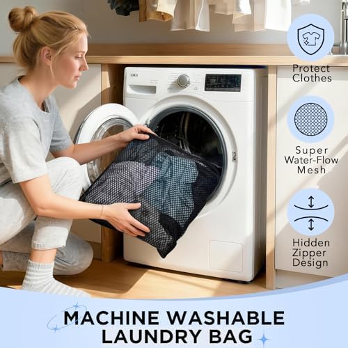 10 Set Compression Packing Cubes for Travel Essentials,Compressible Expandable Packing Cubes for Suitcase,OlarHike Luggage Organizer Bags for Travel,Handy Helper for Organizing Clothes(Black) - Image 4