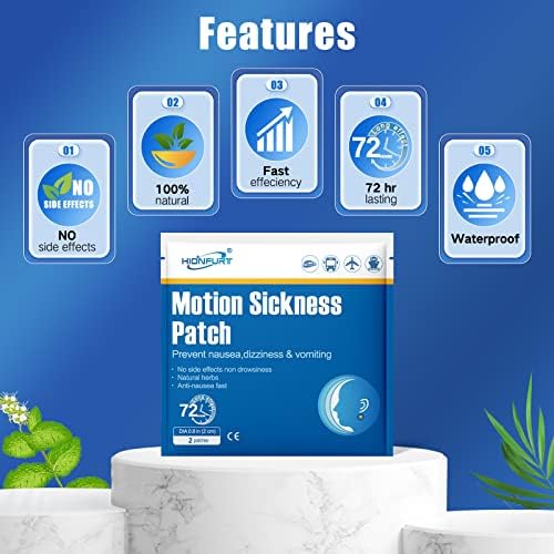 16ct Motion Sickness Patches – Sea Sickness Patches for Cruise, Car, Airplane, and Other Travel – Non-Drowsy, Effective, Lasts 72 Hours - Image 5
