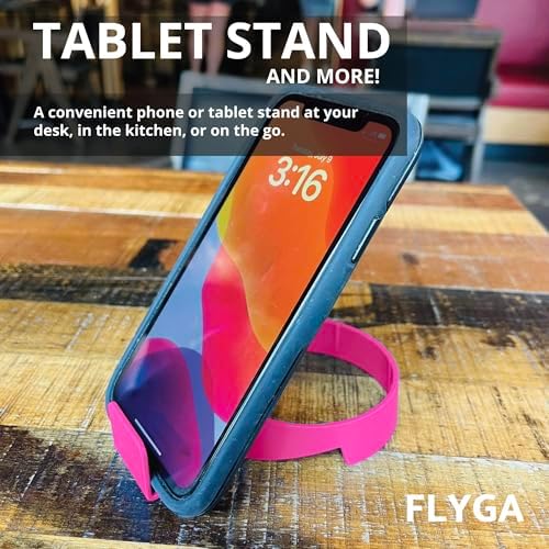 FLYGA Airplane Cup/Phone Holder Travel Accessory (Pink) Must Have Airplane Travel Essential Accessory for Flying Travel Gift Ideas - Image 4