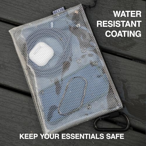 GOBAGS Air Production Multi‑Size Clear Zipper Pouch (4‑Pack) – Cable Organizer & Travel Gear Bag for Electronics, Camera Accessories, Tool Pouch & Small Tech Storage - Image 7